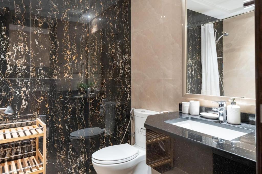 White Sage - Elite Residence Studio Dubai Bagian luar foto