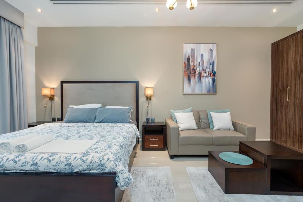 White Sage - Elite Residence Studio Dubai Bagian luar foto