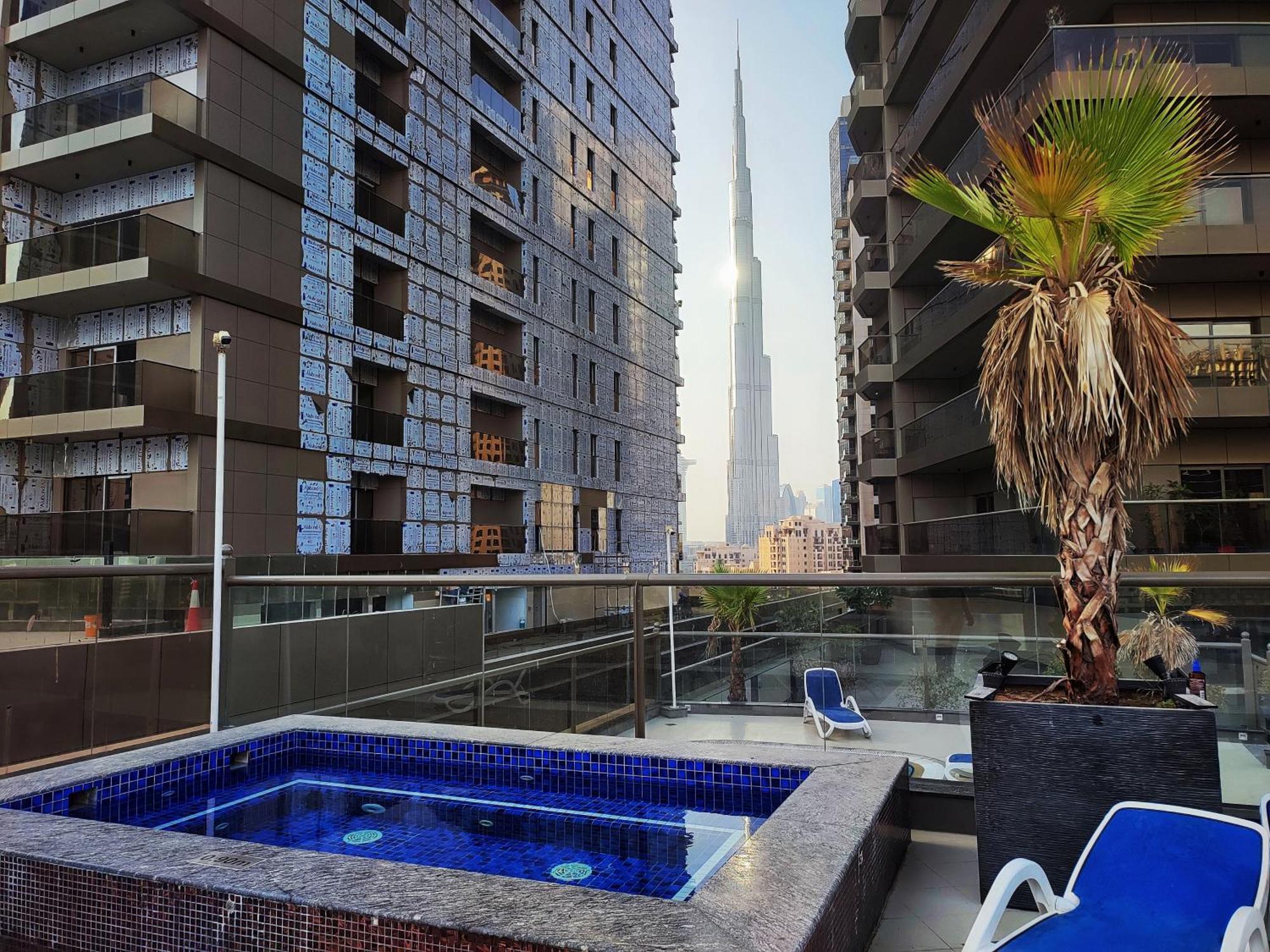 White Sage - Elite Residence Studio Dubai Bagian luar foto